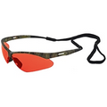Octane Red Mirror Lens Safety Glasses w/ Camo Frame